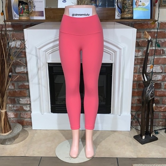 🌿Lululemon Align HR Pant 25” Guava Pink - Picture 3 of 6